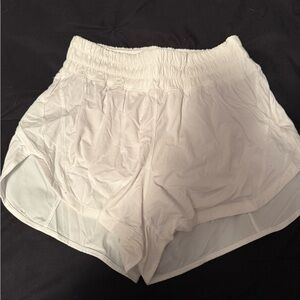 lululemon athletica Women's White Track That Athletic Shorts